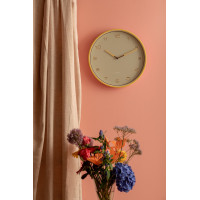 Nástenné hodiny Lined Numbers Karlsson KA6013BY, 40cm